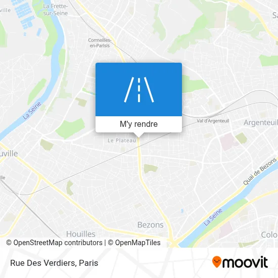 Rue Des Verdiers plan