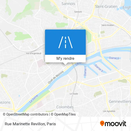 Rue Marinette Revillon plan
