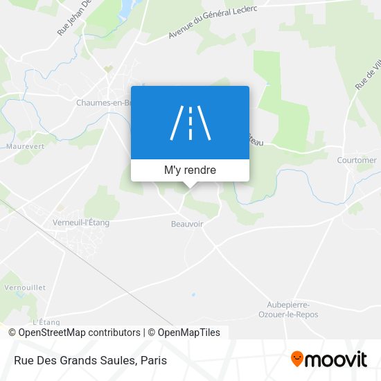 Rue Des Grands Saules plan