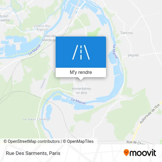 Rue Des Sarments plan