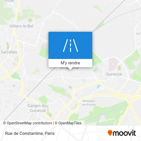 Rue de Constantine plan