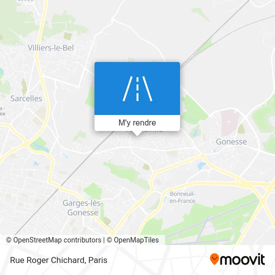 Rue Roger Chichard plan