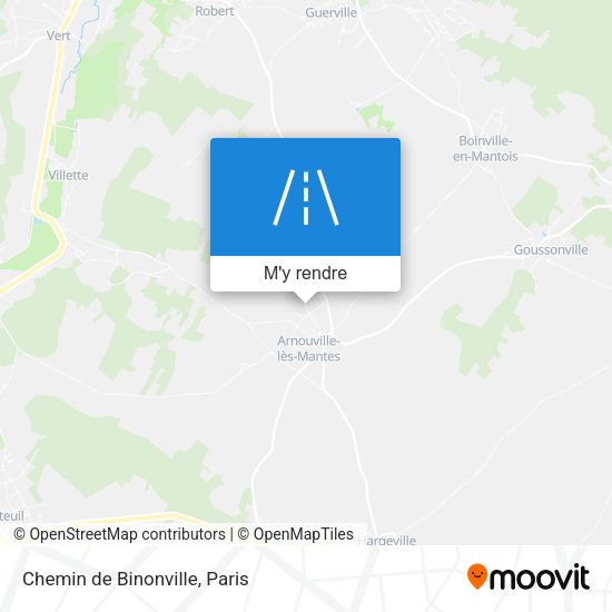 Chemin de Binonville plan