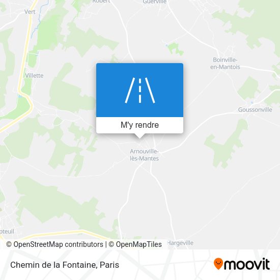 Chemin de la Fontaine plan