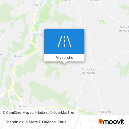 Chemin De La Mare D'Orléans plan