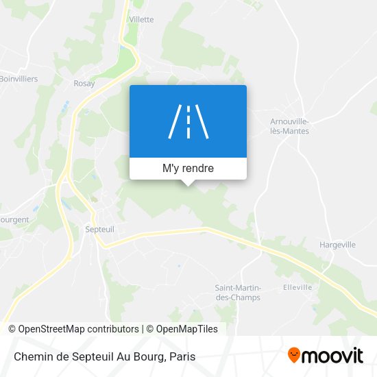Chemin De Septeuil Au Bourg plan