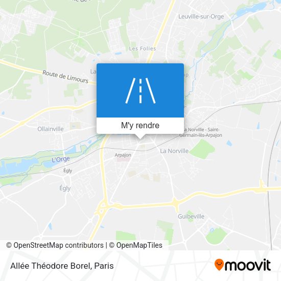 Allée Théodore Borel plan