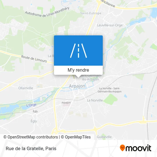 Rue de la Gratelle plan