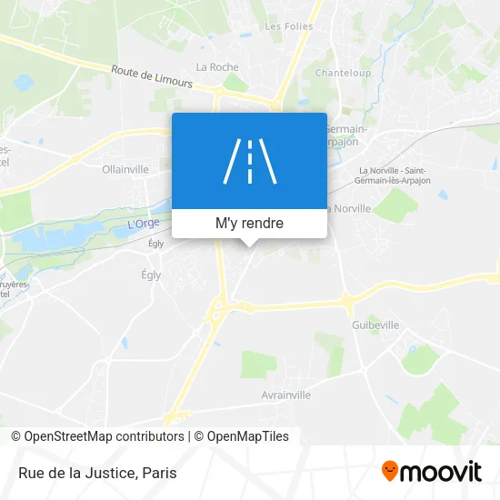 Rue de la Justice plan