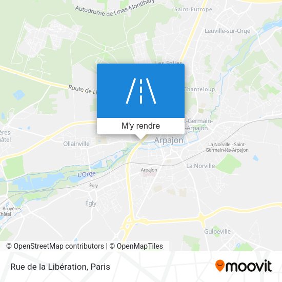 Rue de la Libération plan