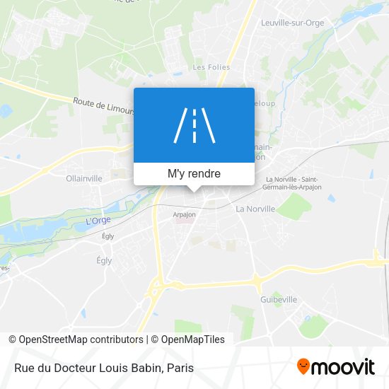 Rue du Docteur Louis Babin plan