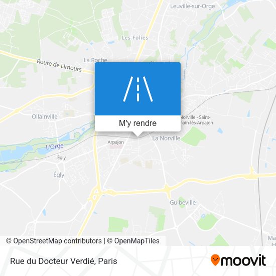 Rue du Docteur Verdié plan