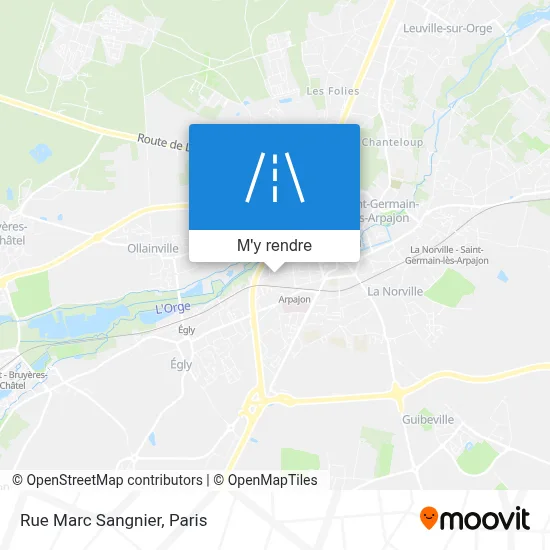 Rue Marc Sangnier plan