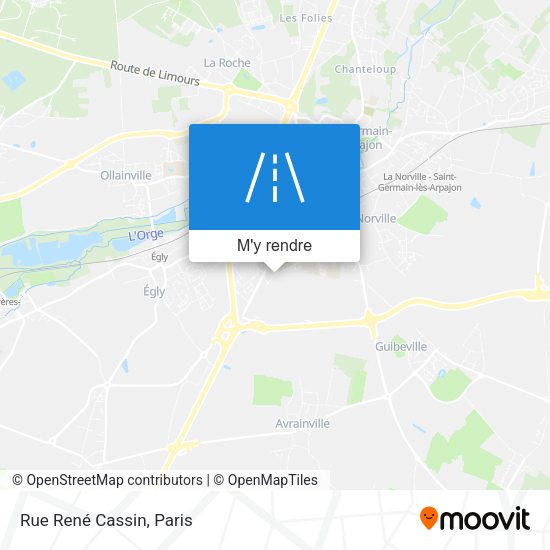 Rue René Cassin plan