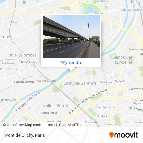 Pont de Clichy plan