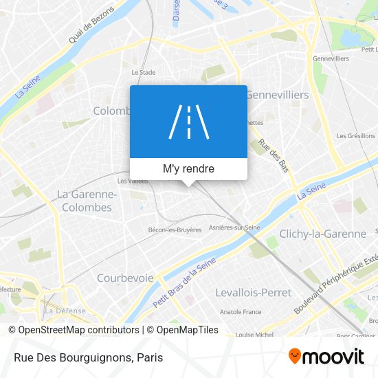 Rue Des Bourguignons plan