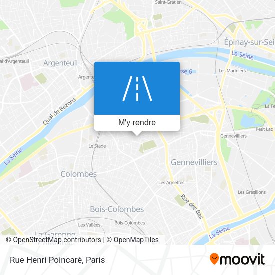 Rue Henri Poincaré plan