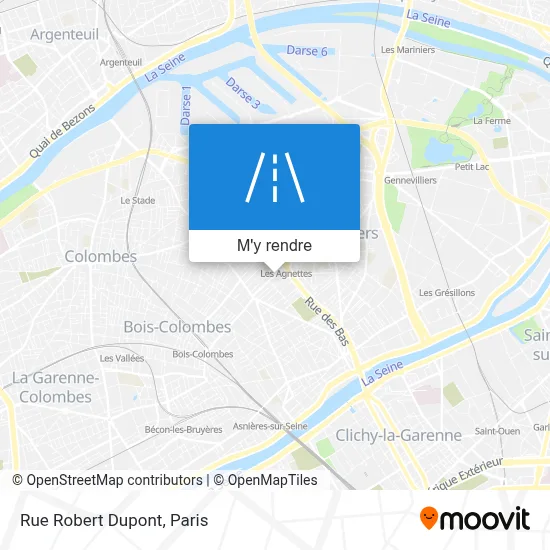 Rue Robert Dupont plan