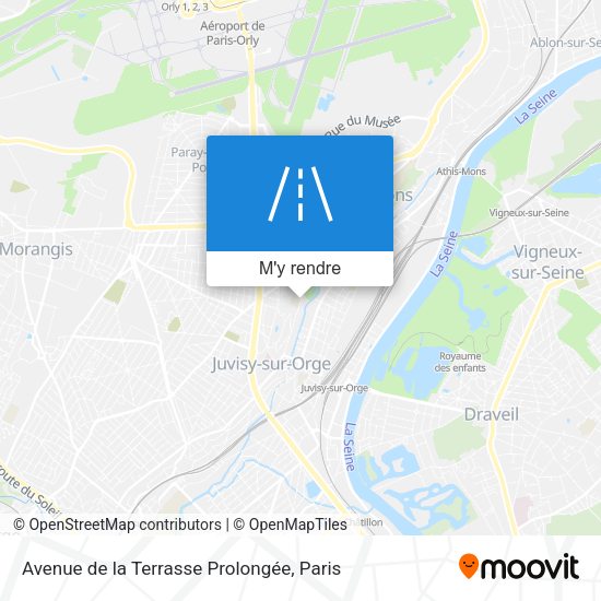 Avenue de la Terrasse Prolongée plan