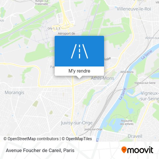 Avenue Foucher de Careil plan