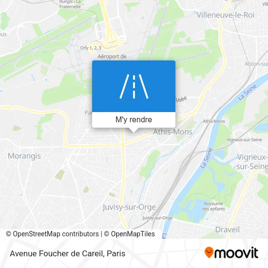 Avenue Foucher de Careil plan