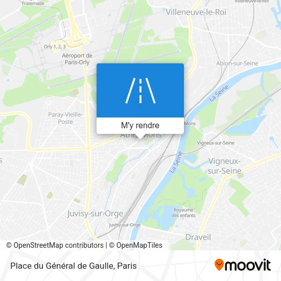 Place du Général de Gaulle plan