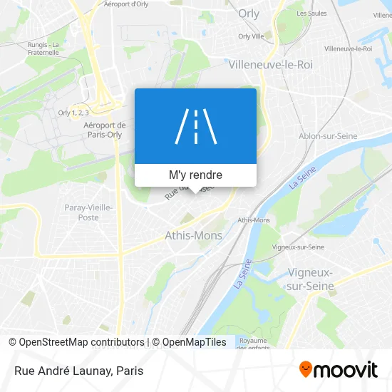 Rue André Launay plan