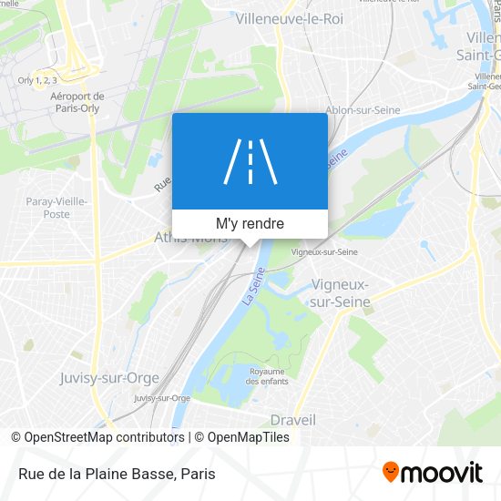 Rue de la Plaine Basse plan