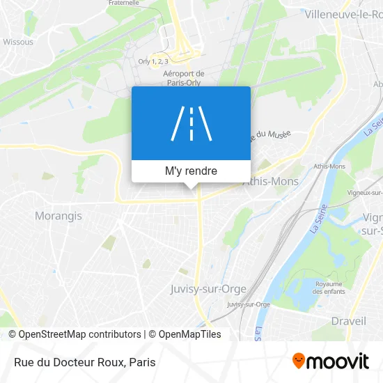 Rue du Docteur Roux plan