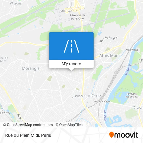 Rue du Plein Midi plan