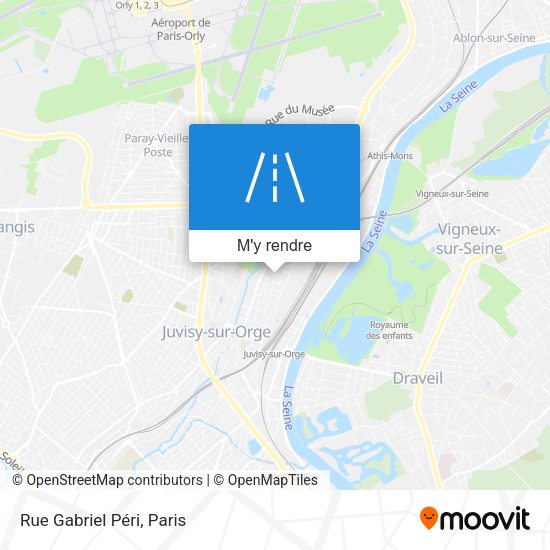 Rue Gabriel Péri plan
