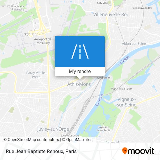 Rue Jean Baptiste Renoux plan