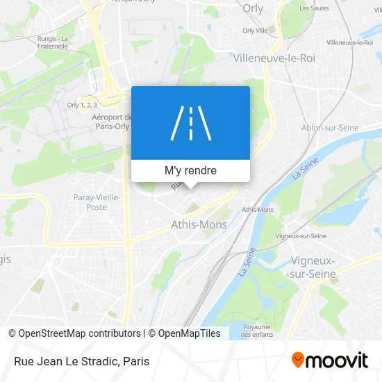 Rue Jean Le Stradic plan