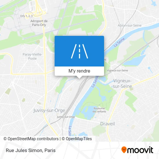 Rue Jules Simon plan