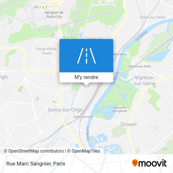 Rue Marc Sangnier plan