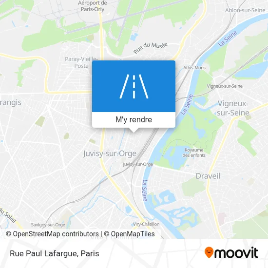 Rue Paul Lafargue plan