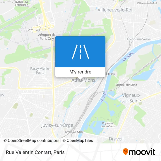 Rue Valentin Conrart plan