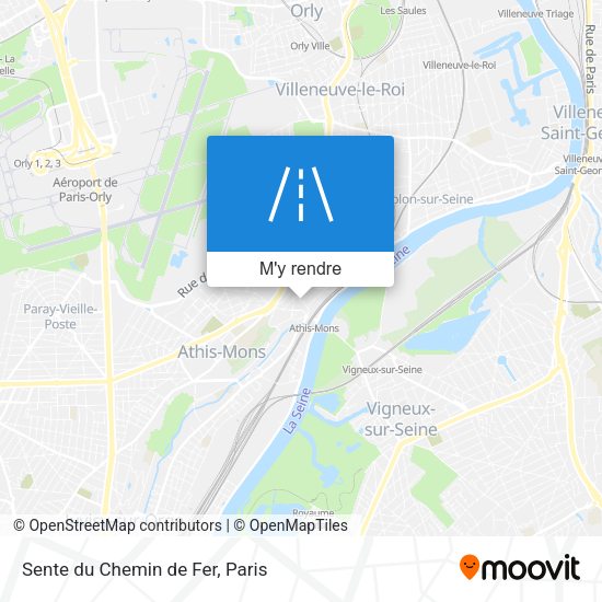 Sente du Chemin de Fer plan