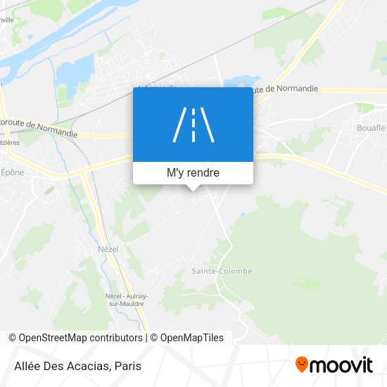 Allée Des Acacias plan