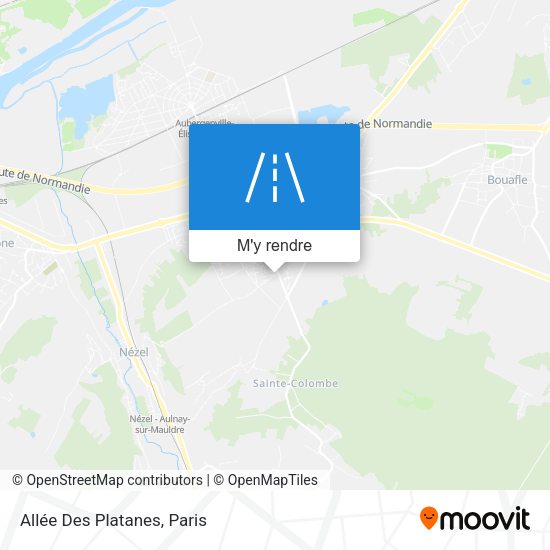 Allée Des Platanes plan