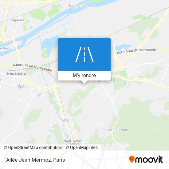Allée Jean Mermoz plan