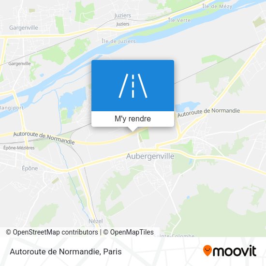 Autoroute de Normandie plan