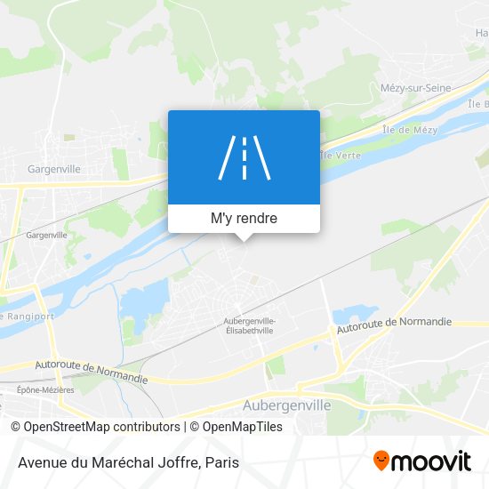 Avenue du Maréchal Joffre plan