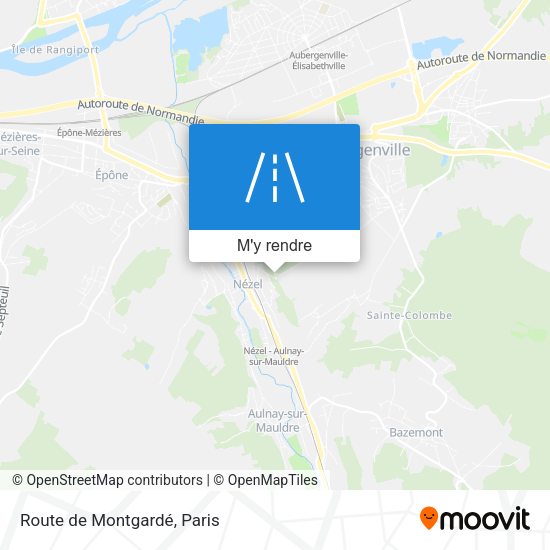 Route de Montgardé plan