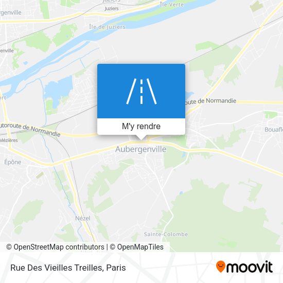Rue Des Vieilles Treilles plan