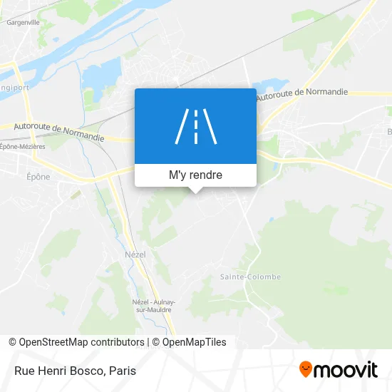 Rue Henri Bosco plan