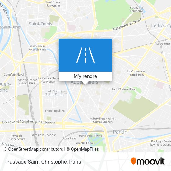 Passage Saint-Christophe plan