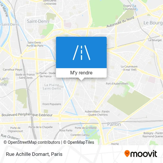 Rue Achille Domart plan
