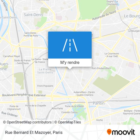 Rue Bernard Et Mazoyer plan