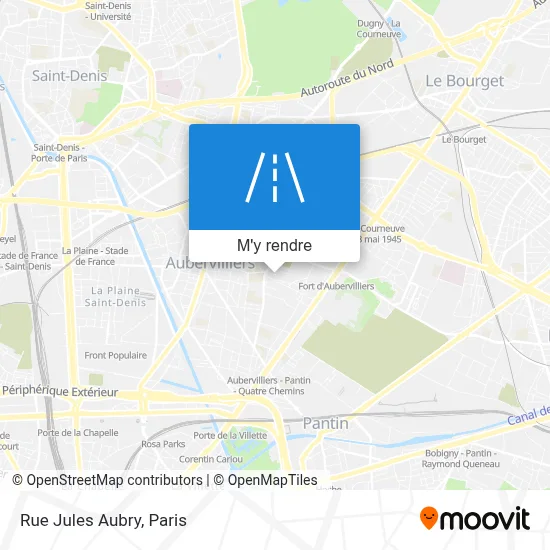 Rue Jules Aubry plan